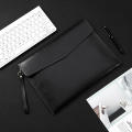 Information Bag Office File Bag PVC File Bag Portfolio Business Document Bag File Holder Leather Document Bag.