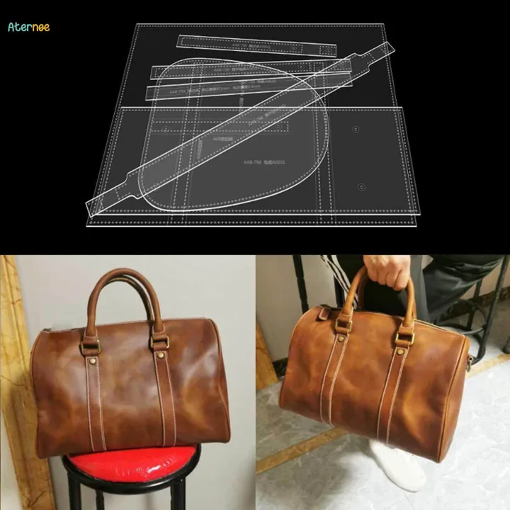 Handbag%20Template%20Leather%20Templates%20Aab-793%20Handbag%20Make%20Crafting%20Bag%20Template%20Ruler%20Tote%20Knitting%20Stencils%20Patterns%20Bag%20Template%20-%20Image%203