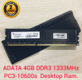 ADATA DDR3 4GB 1333Mhz Desktop Computer Ram With 02 Year Warranty. 