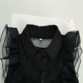 Baby Wednesday Costume Kids Princess Elegant Dress Children Family Dancing Horror Disguise Addams Cosplay Halloween Dress 4-12T. 