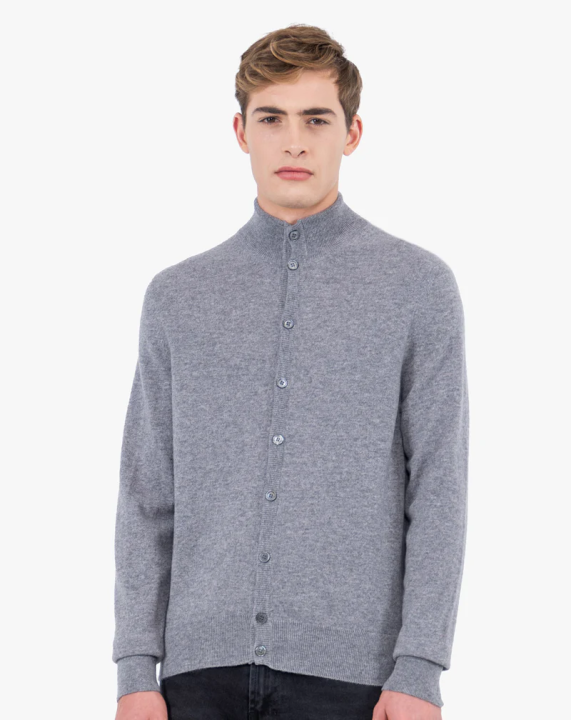 Men's%20Long%20Sleeve%20High%20Neck%20Cardigan%20Winter%20Sweater%20From%20Levin%20-%20Image%204