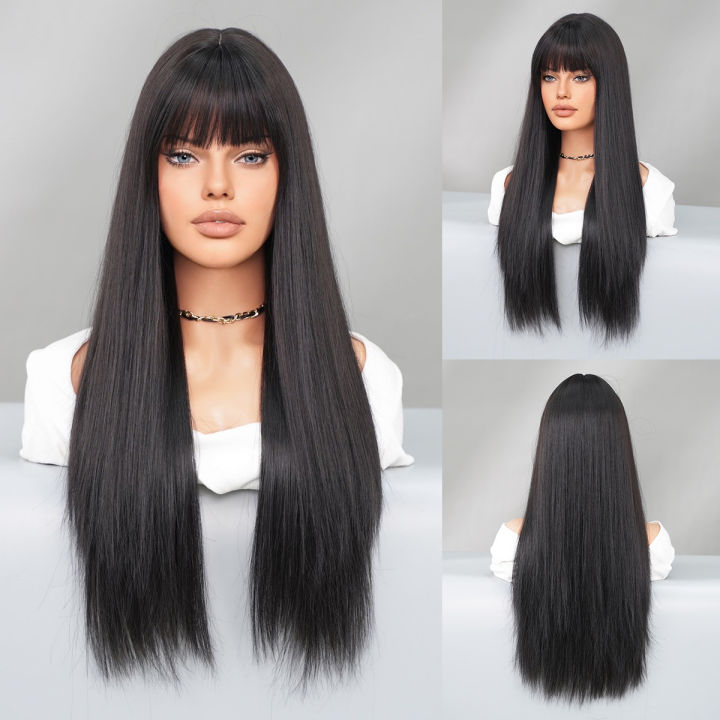 Full%20Head%20Synthetic%20Women%20Wigs%20Long%20Natural%20Black%20Straight%20Hair%20Wig%20For%20Women%20-%20Image%203