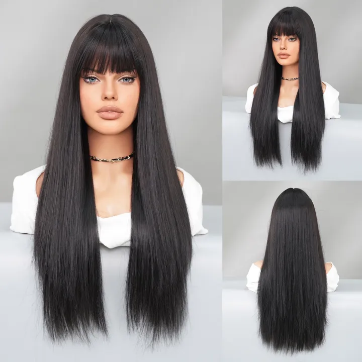 Full%20Head%20Synthetic%20Women%20Wigs%20Long%20Natural%20Black%20Straight%20Hair%20Wig%20For%20Women%20-%20Image%203