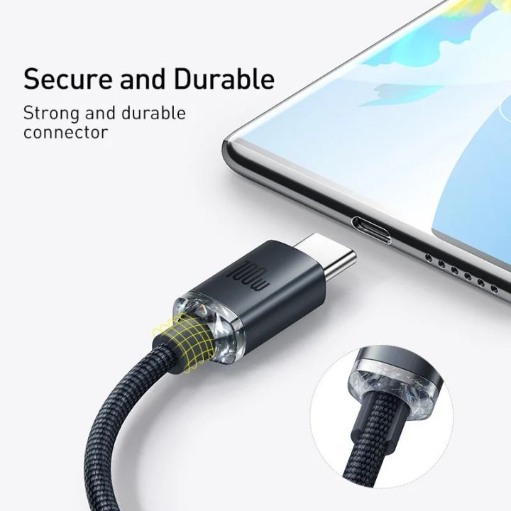 Baseus%206A%20USB%20Type%20C%20Cable%20For%20Realme%20Huawei%20P40%20Pro%2066W%20Fast%20Charging%20Wire%20USB-C%20Charger%20Data%20Cord%20For%20Samsung%20Oneplus%20Poco%20F3%20-%20Image%204