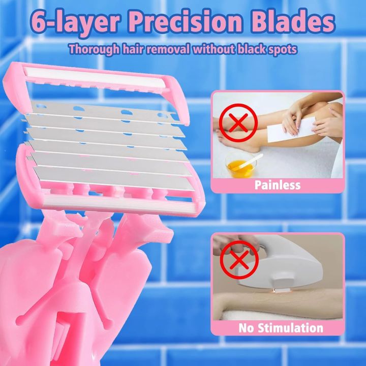 Pink%20Women%206%20Layer%20Shaving%20Razor%20Face%20Razors%20for%20Female%20Sharp%20and%20Skin%20Friendly%20Designed%20for%20Armpit%20and%20Pubic%20Hair%20Women%20Razor%20with%203%20Replacement%20Razor%20Blades%20-%20Image%204