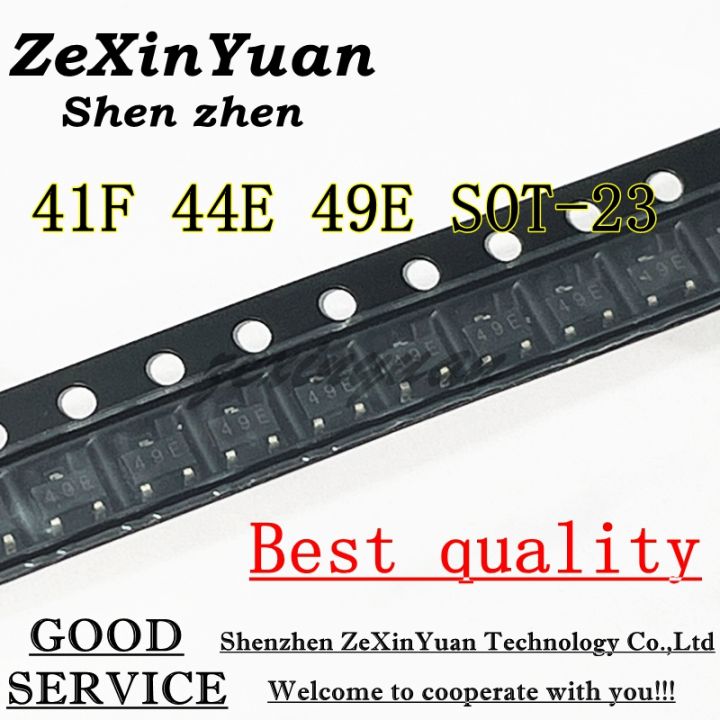 10PCS 41F OH41F SH41 SS41F 44E A3144E HAL3144E 49E AH49E SS49E SOT-23 ...