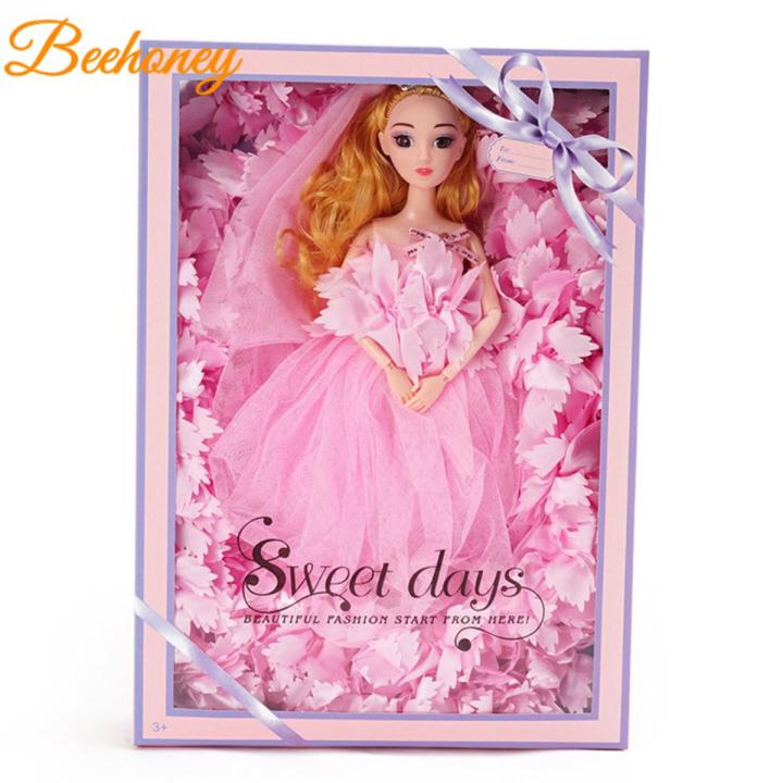 40cm Cartoon Wedding Doll Princess Girl Toy Children Birthday Gift Kids Companion