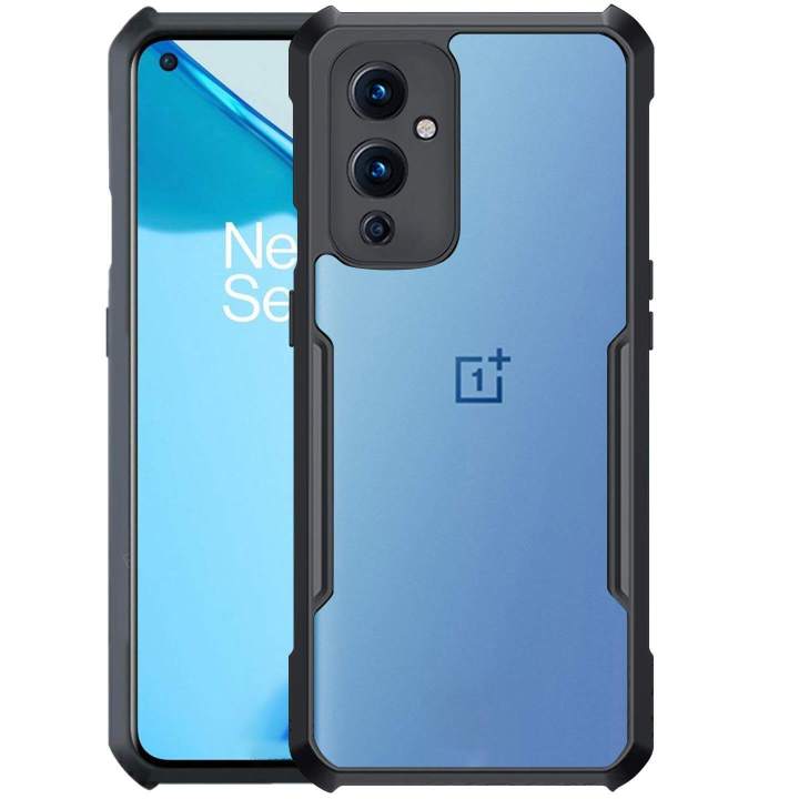 For OnePlus 9 / 1+9 5G C-Xunnd Back Cover with Camera Cover Slim Clear Back with Shockproof Soft TPU Bumper Frame Cover