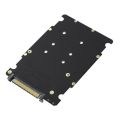 2 in 1 M.2 NVMe SATA U2PCB M.2 NVME SSD Key M Key B SSD to U.2 SFF-8639 Adapter PCIe M2 Converter Desktop Computer Parts.