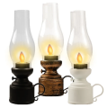 LED Vintage Kerosene Lamp Creative Electronic Light Battery Powered Candle Lamps Home Party Decoration. 