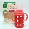 Baby Glass Feeder 120 ml/40z (Silicon Cover). 