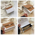Fashion Wide Strap Crossbody Bags For Daily Used, Square Matte Pu Leather Shoulder Bags Handbags For Women. 