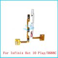 For Infinix Hot 6 7 8 9 10 10s 11 11s 12 20i Play Lite Power Volume UP Down Side Button Flex Cable Repair Parts.