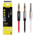 Remax RL-L100 0riginal 3.5 AUX Audio Cable (1 Metar Cable)-red. 