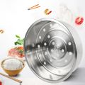 Stainless Steel Steamer Basket Rice Cooker Steamer Food Vegetable Steaming Tray Fruit Cleaning Draining Basket Kitchen Tools. 