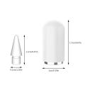 Replacement Tip Compatible with Apple Pencil, [3-Pack] Nib Replacement Apple Pencil Accessories. 
