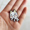 Toro Inoue Cat Enamel Pin Lapel Brooch Metal Anime Badge Jewelry Accessary. 