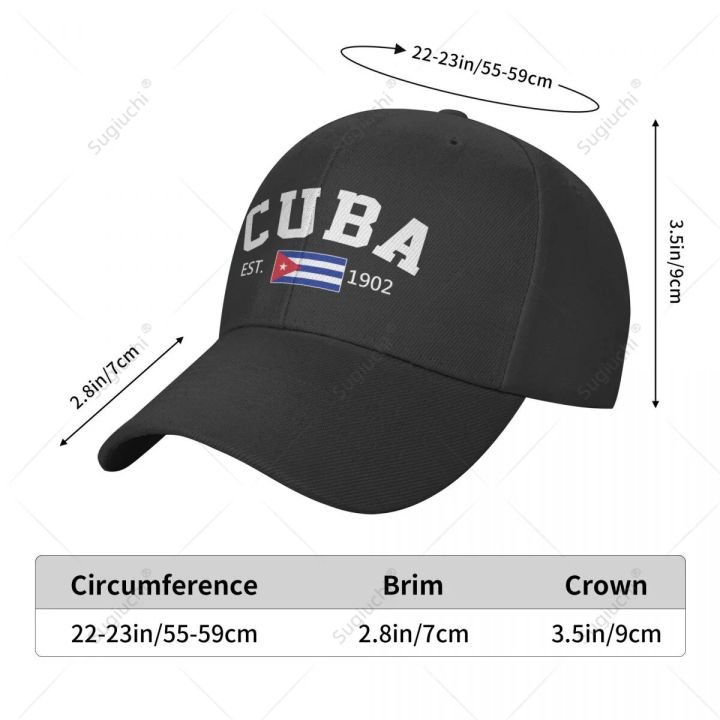 Unisex%20Baseball%20Cap%20Cuba%20EST.1902%20Independence%20Day%20Wild%20Sun%20Shade%20Peaked%20Adjustable%20Outdoor%20Caps%20for%20Men%20Women%20-%20Image%206