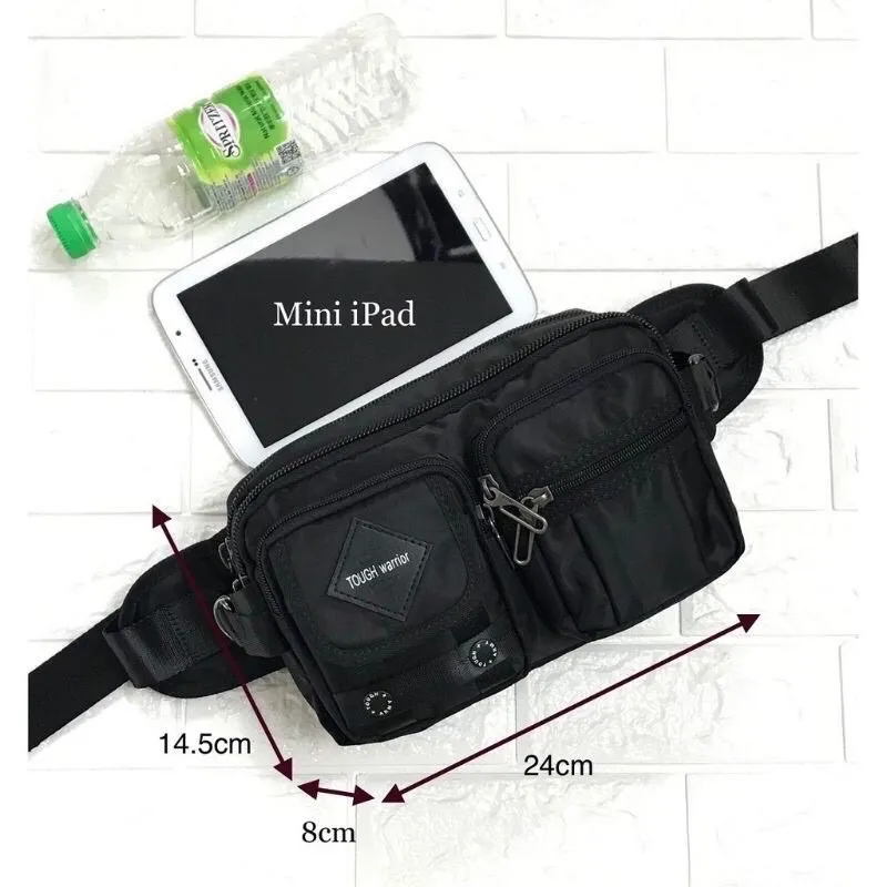 Xiaomi Mini Stylish biker and crossbody bags Tough warrior pouch waist bag  chest bag crossbody shoulder bag waterproof multi-pocket nylon waist bag
