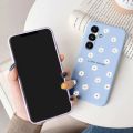 Case For Samsung Galaxy A14 5G Cute Heart Flower Back Cover Soft Silicone Matte Protective Funda For Samsung A 14 GalaxyA14 Bags. 