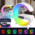 G63 Smart Light Sound Speaker Machine Fast Charging Alarm Clock 7-Color RGB Music Player Speaker - NR Mart-2024. 