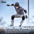6 Pieces Kids Outdoor Sports Protective Gear Knee Pads Elbow Pads Wrist Guards Roller Skating Safety Protection. 