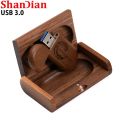 Wedding Gift Box USB 3.0 Flash Drive Free Logo Wooden Pen Drive High Speed Memory Stick 64GB/32GB/16GB/8GB/4GB Real Capacity. 