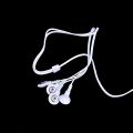 2.5mm 4 Button 2 In 1 Electrode Lead Wires Connecting Cables for Therapy Machine.
