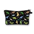 3D Waterproof Cosmetic Bag Makeup Case Printing Dinosaur Cosmetic Bag Women Multifunction Beauty Bag Organizer Storage Bag. 