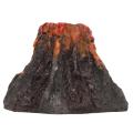 Volcano Aquarium Decoration, Soft Resin Safe Aquarium Volcano Ornament for Aquarium Mountain Decoration. 