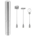 Milk Frother Handheld Three-Layer of Whisk- Operated Electric Foam Maker for Coffee, Latte, Hot Chocolate. 