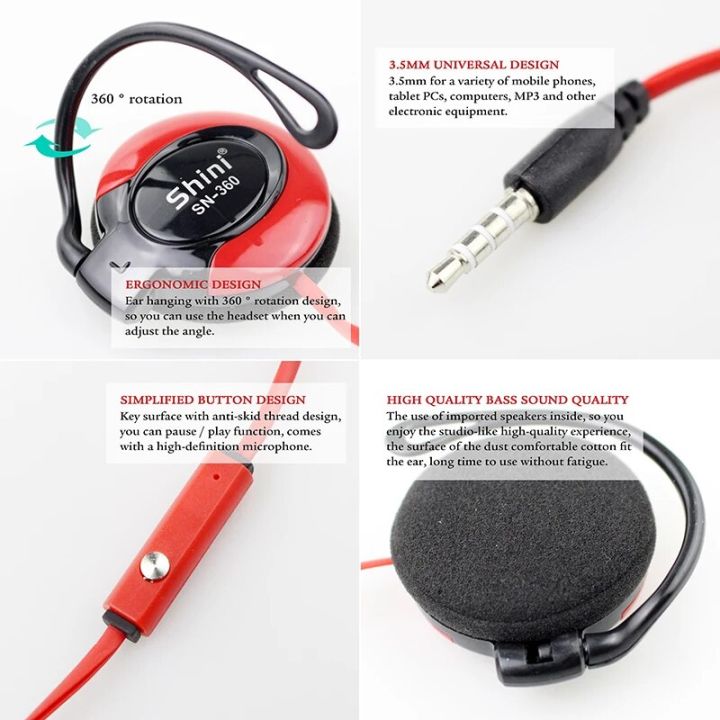 Shini%20Q360%203.5mm%20Over-ear%20Headphones%20Wired%20Headphones%20High%20Bass%20Music%20Earphone%20Ear%20hook%20Headset%20For%20Xiaomi%20Samsung%20Mobile%20Phone%20-%20Image%204