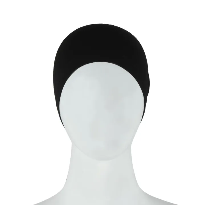 Black%20Color%20Cotton%20Synthetic%20Woven%20Hijab%20Cap%20for%20Women%20-%20Image%204