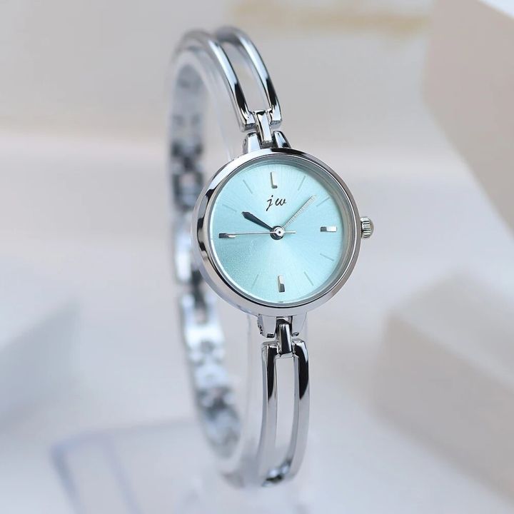 Fashion Small Dial Silver Bracelet Watch for Women Alloy Strap Quartz Ladies Watch