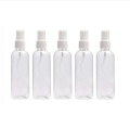 100ml Spray bottle Transparent plastic bottle- 5 pcs. 