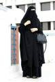 Khimar hijab with nekap Coffee Navy Blue Violet Grey long hijap.