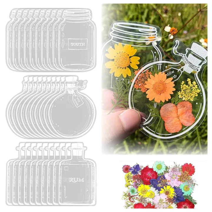 120Pcs%20Transparent%20Dried%20Flower%20Bookmarks,%20Handmade%20DIY%20Pressed%20Flowers%20Bookmark,%20Clear%20Flower%20Page%20Clips%20Bookmarks%20Diy%20-%20Image%207