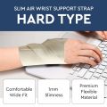 1 PCS Ultra Thin Wrist Brace - Sports Slim Carpal Tunnel Hand Support for Men and Women, Adjustable, Lightweight, Breathable. 