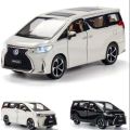 Car Model 1:24 Lexus LM Series LM300H Alloy Die Cast Car Model for Simulation Sound and Light Pull Back Toy , 1:24 die cast ca. 