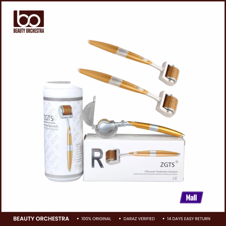 ZGTS/GTS Derma Roller 1.5 mm with 192 Titanium Needles for Hair Growth