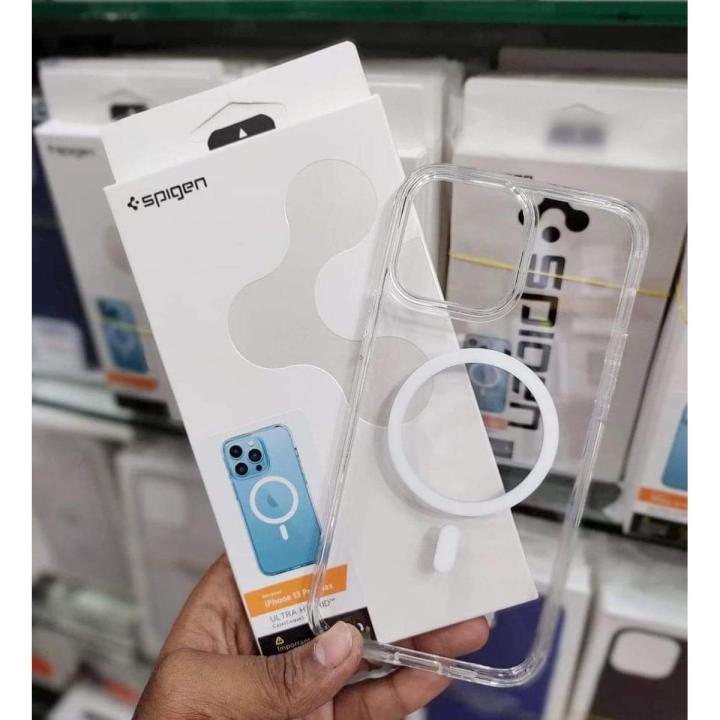 Spigen Magsafe Official Premium Case For Iphone 13 Pro Max /13 Pro /11/12 Pro Max - Phone Back Cover - Phone - Camera (Back Case Cover For Smartphone)
