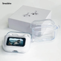 Transparent silicone case A9PRO earphone protective cover, shockproof, dustproof wireless earphone protective cover. 