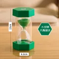 Hexagonal Sand Clock Timer Children's Safety Fall Protection Learning Restaurant Serving Time Glass Sand Clock Craft Gift. 