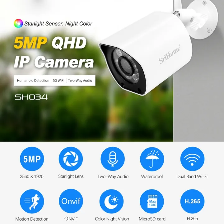 SriHome%20SH034%205.0MP%20Mini%20Dual%202.4%20/%205G%20WiFi%20Outdoor%20IP66%20Waterproof%20Video%20Surveillance%20Color%20Night%20Vision%20Security%20CCTV%20Cam,%20Plug%20Type:US%20Plug%20-%20Image%202