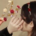 Simple and Elegant Rose Metal Headband for Women - 1 Pices. 
