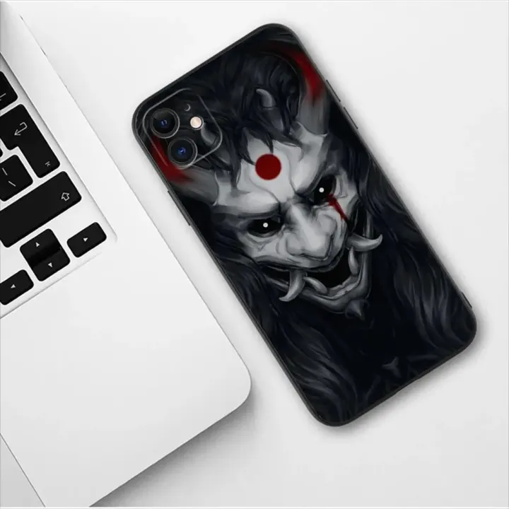 Japan%20Samurai%20Oni%20Mask%20Phone%20Case%20For%20Apple%20IPhone%2013%2012%2011%2014%20Pro%20Max%20Mini%20SE%20XR%20X%20XS%20Max%206%206S%208%207%20plus%20Fashion%20TPU%20Soft%20Cover%20-%20Image%204