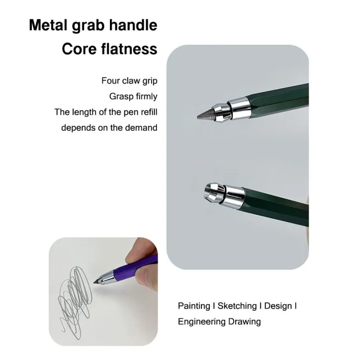 High%20Quality%204.0mm%20Mechanical%20Pencil%20Metal%202B/4B/6B/8B/10B%20Pencil%20Refill%20Automatic%20Pencil%20Drawing%20Writing%20Tool%20Sketch%20Comics%20Design%20Sketch%20Pencil%20Art%20Painting%20Supplies%20-%20Image%203