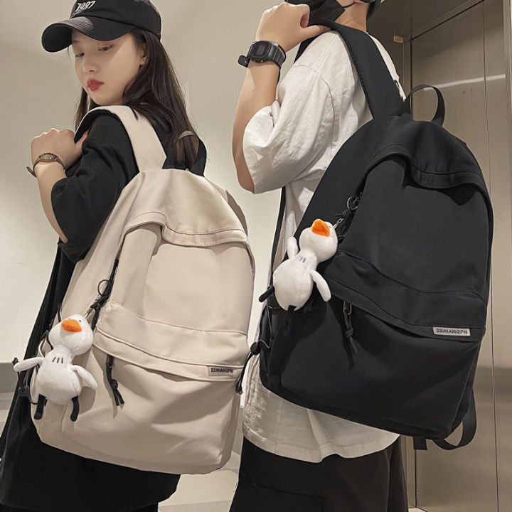 Weiyupai Backpack Simple Large Capacity Travel Backpack Female Casual Japanese Junior High School Student High School and College Student Schoolbag