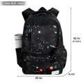 Espiral CLINTON Outer Space Planets Moon Stars Universe Toddler Kid Boys Girls  Children's School Bags, School Bags for Boys and Girls with Coin Purse. 