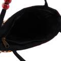 3pcs Women Handbag Embroidered Flower Canvas Shoulder Bag for Cell Wallet Purse. 